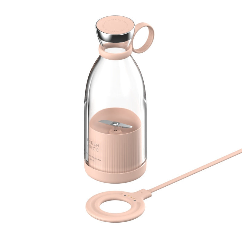 350ML Electric Juicer Mixer pink/white